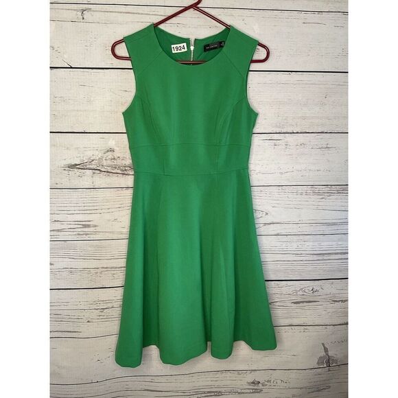 The‎ Limited Sleeveless Green Skater Dress Size 2 - Picture 3 of 8